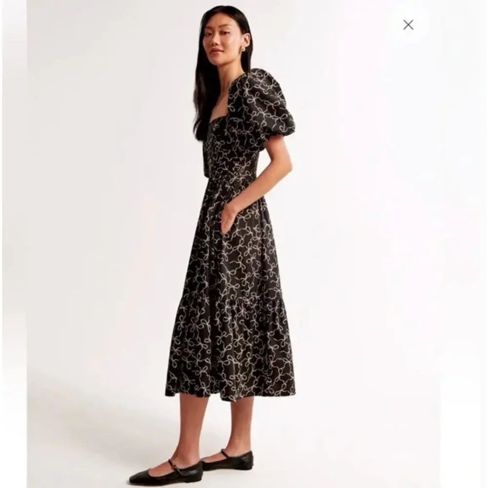 Abercrombie & Fitch Emerson Poplin Dress Size XL - Picture 3 of 14